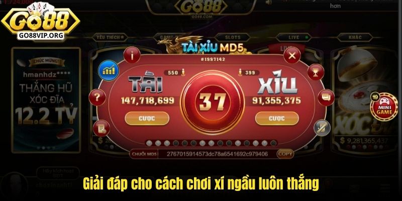 Giải đáp cho cách chơi xí ngầu luôn thắng