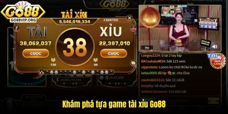 Khám phá tựa game tài xỉu GO88